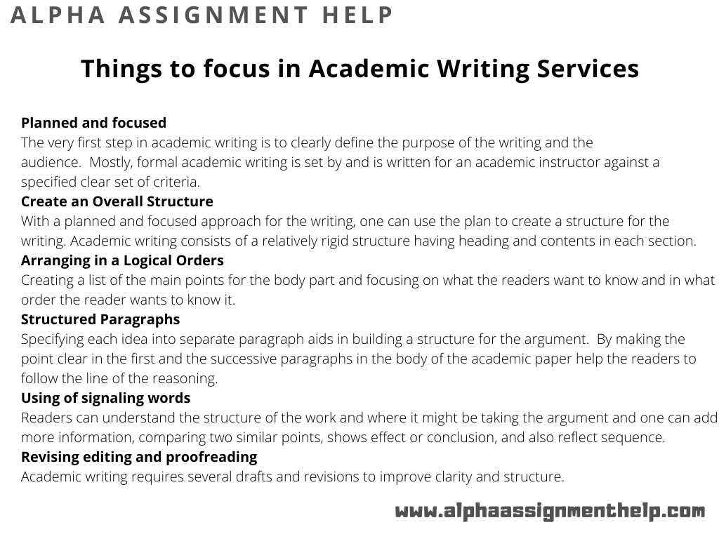 Academic writing service